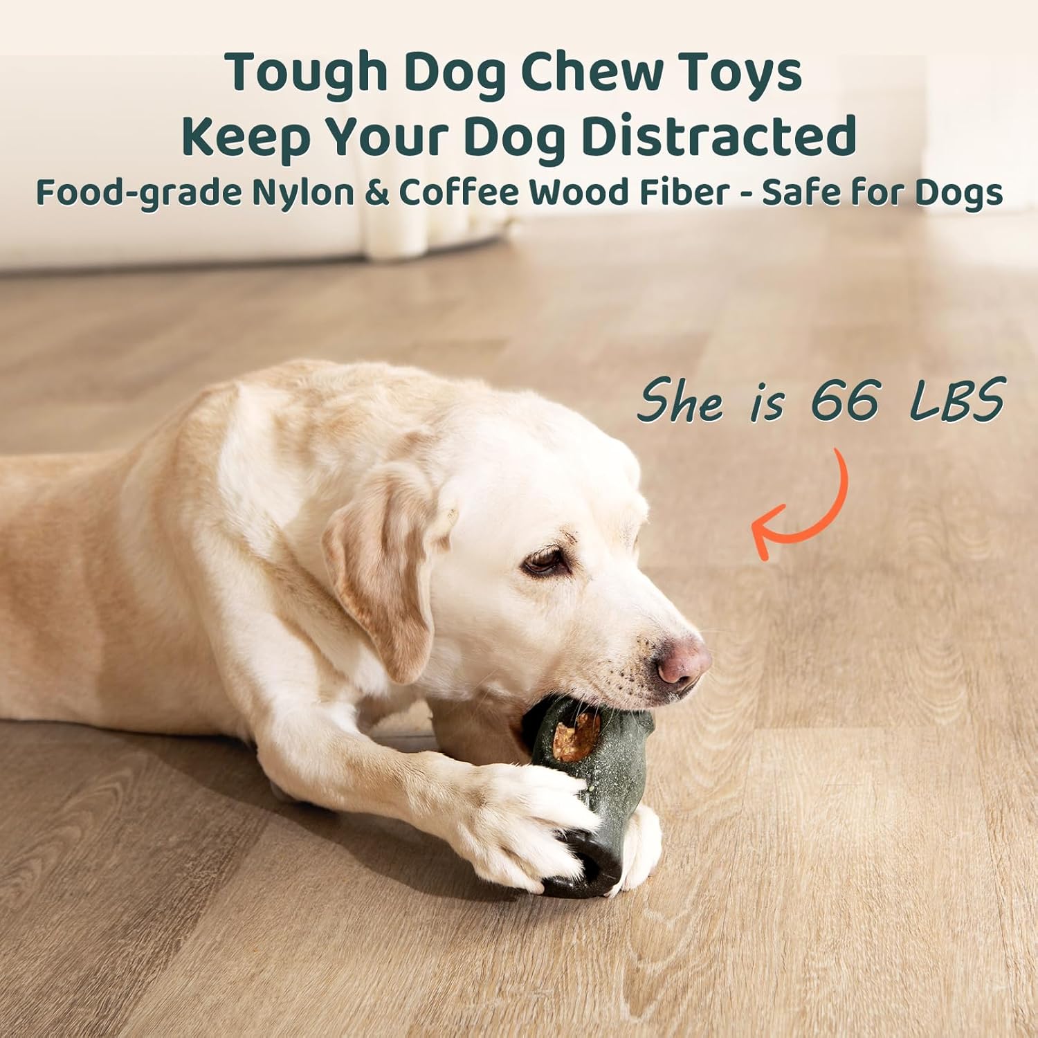 Interactive Dog Toys for Aggressive Chewers, Long-Lasting Frozen Dogs Treat Holder to Keep Them Busy, Indestructible Dog Enrichment Toys - Reduce Anxiety, Safe for Large/Medium Breed